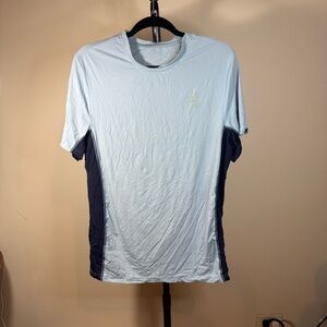 Psycho Bunny Light Blue and Navy Short Sleeve Tee